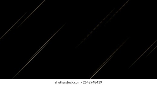 Abstract black with gold lines, triangles background modern design. Vector illustration EPS 10.