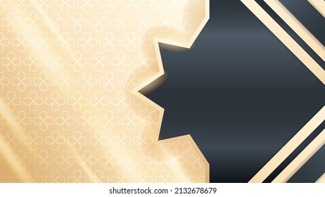 Abstract black and gold luxury background. Vector illustration with modern corporate or business design concept