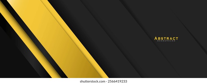 Abstract black and gold luxury background