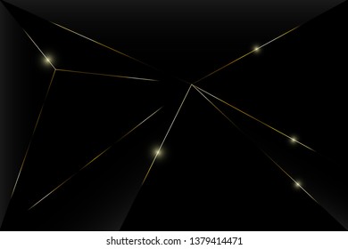 Abstract black and gold luxury background.Vector background can be used in cover design, book design, poster, cd cover, flyer, website backgrounds or advertising.