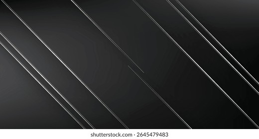 Abstract black and gold luxury vector background with abstract gold dots and shining golden lines.
