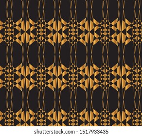 Abstract black and gold pattern design for beautiful background and wallpaper 