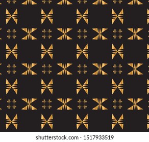 Abstract black and gold pattern design for beautiful background and wallpaper 