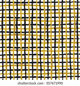 Abstract black and gold stripe background.