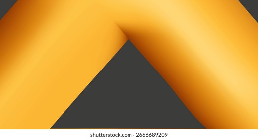 Abstrato modelo de quadro de triângulo preto e ouro com efeito de luz