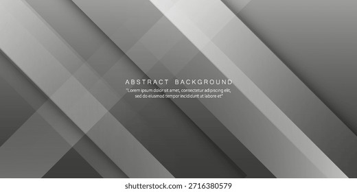 Abstrakter schwarzer Farbverlauf-Hintergrund mit umgebenden geometrischen Formen Vektor. Unscharfes weiches graues Licht moderne Tapete für dekorative Illustration, Desktop, Abdeckung, Inhalte, Bücher, Präsentation, etc.