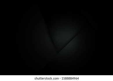 abstract black gradient background, blank space for text and message .