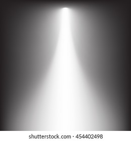 Abstract black gradient background. Used as background for product display - Vector background.
