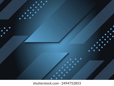 Abstract black gradient geometric shape background. Design for your business advert.