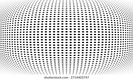Abstract black gradient halftone shape vector