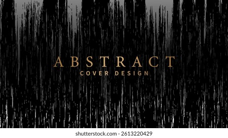 Abstract black grange vector texture background for flyer, cover, poster, cards, ads. Hand drawn illustration.