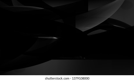 Abstract Black Graphic Background