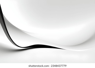 Abstract black and gray geometric. Isolate on white background. Vector illustration.