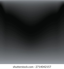 Fundo de gradiente preto e cinza abstrato, gradiente preto a cinza claro para papel de parede de pôster de fundo de tecnologia, design de post de mídia social, anúncios de marketing	