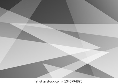Abstract black and gray on dark background polygons silver modern design. Vector illustration EPS 10.