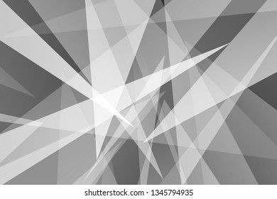 Abstract black and gray on dark background polygons silver modern design. Vector illustration EPS 10.