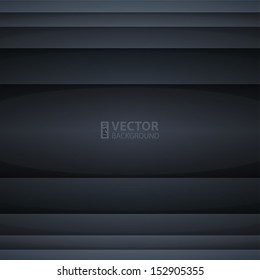 Abstract black and gray rectangle shapes dark background. RGB EPS 10 vector illustration