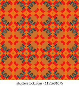 Abstract black, gray and yellow image with a squares. Vector illustration. Digital art abstract seamless pattern.