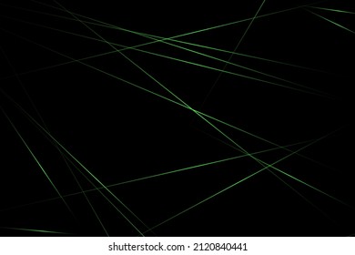Resumen negro con líneas verdes, triángulos de fondo diseño moderno. Ilustración del vector EPS 10.
