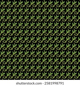 abstract black green pattern design