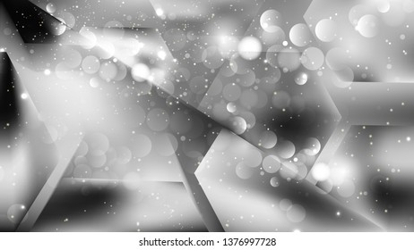 Abstract Black and Grey Defocused Background Design