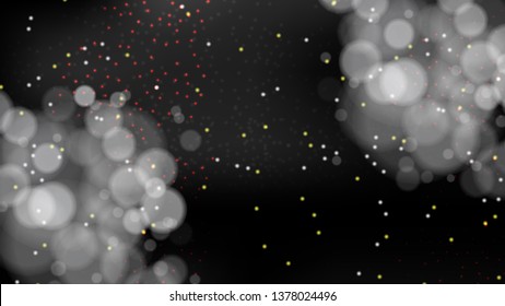 Abstract Black and Grey Defocused Background Vector Image