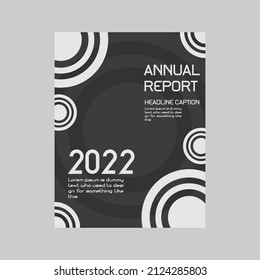 Abstract black and grey Flayer for bussines