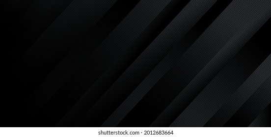 Abstract black and grey geometric diagonal overlay layer background. You can use for ad, poster, template, business presentation. Vector illustration