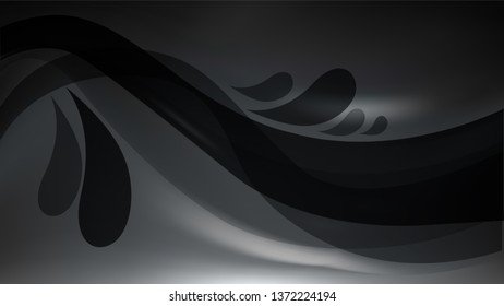 Abstract Black and Grey Graphic Background