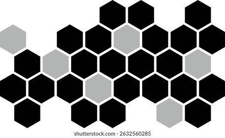 abstrato preto cinza alveolado vetor design de fundo.