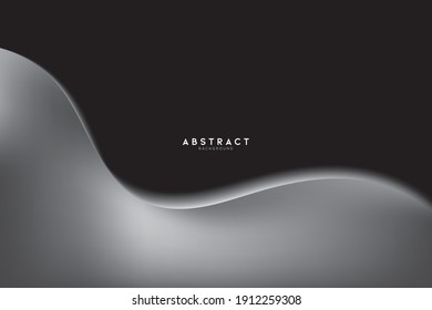 abstract black and grey mesh gradient background, wallpaper backdrop, banner website template. vector eps