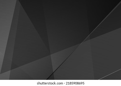 Resumen negro y gris sobre fondo plateado claro diseño moderno. Ilustración del vector EPS 10.