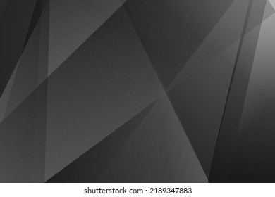 Abstraktes Schwarz-Grau auf hellsilbernem Hintergrund, modernes Design. Vektorgrafik EPS10.