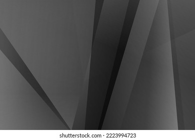 Abstraktes Schwarz-Grau auf hellsilbernem Hintergrund, modernes Design. Vektorgrafik EPS10.