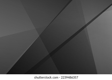 Resumen negro y gris sobre fondo plateado claro diseño moderno. Ilustración del vector EPS 10.