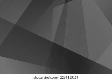 Resumen negro y gris sobre fondo plateado claro diseño moderno. Ilustración del vector EPS 10.