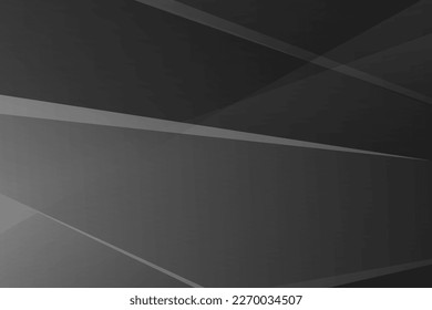 Abstraktes Schwarz-Grau auf hellsilbernem Hintergrund, modernes Design. Vektorgrafik EPS10.