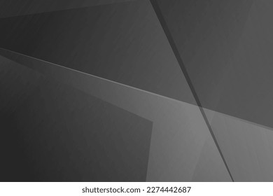 Abstraktes Schwarz-Grau auf hellsilbernem Hintergrund, modernes Design. Vektorgrafik EPS10.