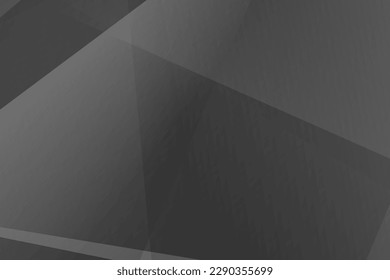 Resumen negro y gris sobre fondo plateado claro diseño moderno. Ilustración del vector EPS 10.