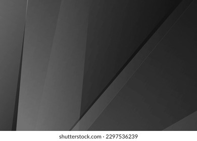 Abstract black and grey on light silver background modern design. Vector illustration EPS 10.