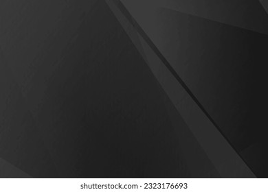 Resumen negro y gris sobre fondo plateado claro diseño moderno. Ilustración del vector EPS 10.
