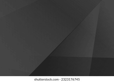 Resumen negro y gris sobre fondo plateado claro diseño moderno. Ilustración del vector EPS 10.