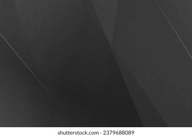 Resumen negro y gris sobre fondo plateado claro diseño moderno. Ilustración vectorial eps 10.