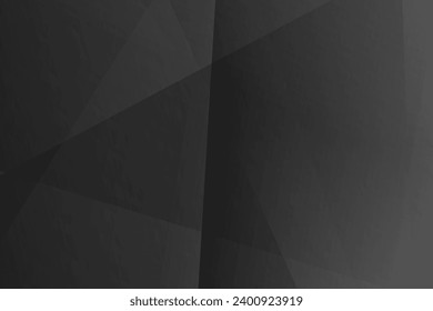 Resumen negro y gris sobre fondo plateado claro diseño moderno. Ilustración vectorial eps 10.