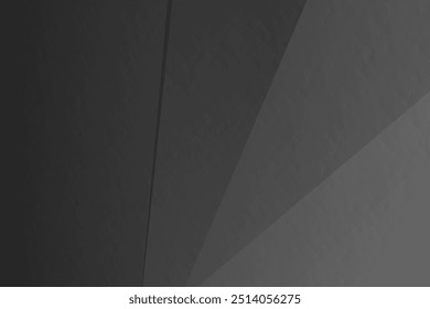 Abstraktes Schwarz und Grau auf hellsilbernem Hintergrund modernes Design. Vektorgrafik eps 10.