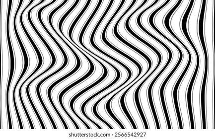 abstract black grey wave line pattern suitable for background.