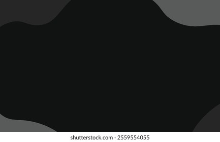 Abstract black and grey wavy background.