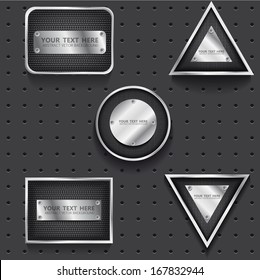 abstract black grille. SET 1