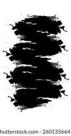 Abstract black grunge brush vertical background. Place for text. Suitable for wallpapers, presentations, banners, etc.