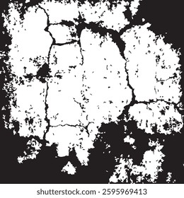 Abstract Black Grunge Ink Strokes